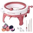 SENTRO Knitting Machines, Knitting Machines 48 Needles, Knitting Looms & Boards, Smart Loom Circular Knitting Machine, Suitable for Knitting Gloves, Scarves, Hats（48A）