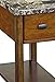 Signature Design by Ashley Breegin New Traditional Chair Side End Table, Brown with Faux Marble Top