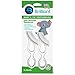 Brilliant Oral Care Baby’s First Toothbrush, Smooth Silicone Bristles Gently Clean Tender Teeth and Gums, for Ages 4+ Months, Clear, 2 Pack