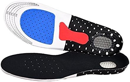 Dicheng Men's &amp; Women's Orthotic Arch Support Comfort Foot Massage Gel Heel Cushion Comfort Silicone Sport Running Shoe Trainer Boots Insoles Pad (1 Pair) ( (Men's (8-12 US))