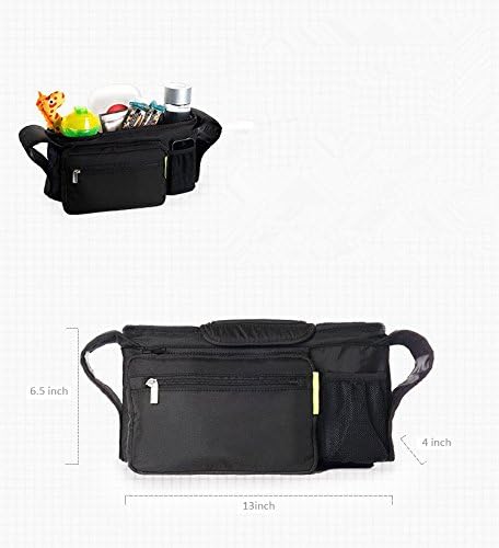 Multifunctional Baby Stroller Organizer Baby Pram Buggy Cart Bottle Hanging Basket Storage Bag Stroller Accessories sentir