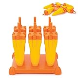 6Pcs Rocket Shaped DIY Home Popsicle Mold Ice Lolly Pop Maker Cube Tray Mould