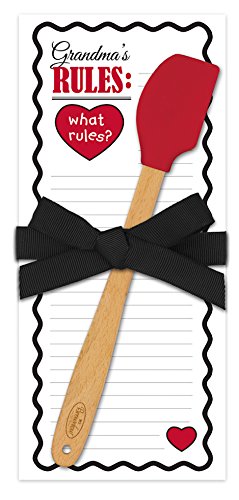 Brownlow Gifts Companions Magnetic List Pad And Spatula Set, Grandmas Rules