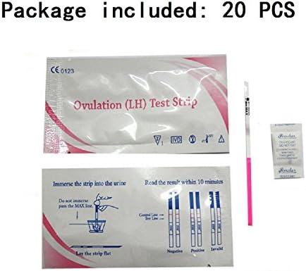 Women Ovulation Urine Tests Strips Kits LH,Pack of 20 PCS