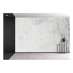 Aged Cement Wall Texture - Removable Wall Mural | Self-Adhesive Large Wallpaper - 66x96 inches