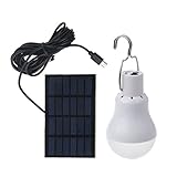 Fang Sky Solar Panel Powered LED Light Bulb Portable 15W 110lm Lamp Outdoor Hiking Camping