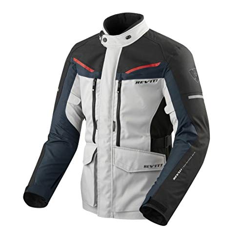 Revit Safari Motorcycle Jacket Silver-Blue, L in Oman Whizz