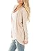 Astylish Women's Soft Knit Sweater Outwear Open Front Kimono Cardigans, Beige, Small, 4-6