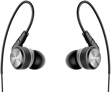 Tongxin M9 Full Metal Monitors Noise Isolating over the ear of In-Ear Earbuds Earphones Stereo Headphones with Microphone for iPhone, iPad, Android (gray)