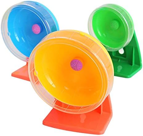 Celendi Hamster Mouse Rat Exercise Silence Wheel Plastic Running Spinner Wheel Small Pet Toy