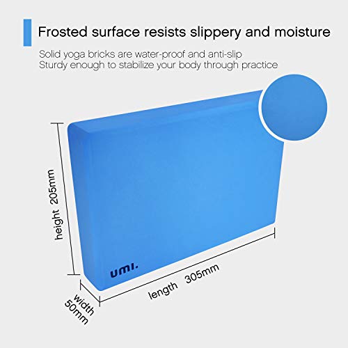 Amazon Brand Umi Full Yoga Blocks Yoga Bricks High Density EVA Yoga