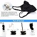 Kissmi 6 Pack Fashion Teeth Pattern Cute Unisex Cotton Blend Anti Dust Face Mouth Mask (Black)