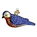 Old World Christmas Glass Blown Ornament Western Bluebird (16112)