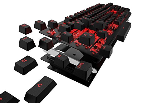 Etrobot Mechanical Gaming Keyboard Red LED Backlit With Blue Switches