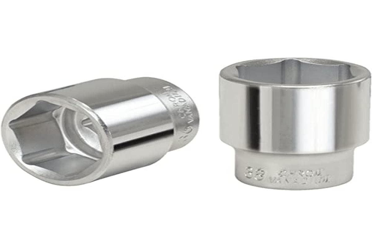 KS Tools 911.3440 Hex Socket 3/4-40 mm, Bright Chrome