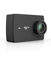 YI 4K Plus Action Kamera 4K/60fps 12MP Action Cam mit 5,56 cm (2,2 Zoll) LCD Touchscreen 155° Weitwinkelobjektiv, Sprachbefehl, WiFi und App für IOS/Android - schwarz