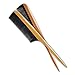Rat Tail Comb - pureGLO Best Teasing Hair Comb Fine Tooth Parting Comb Wooden Styling Comb with Premium Gift Box