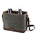 LEGACY - a Picnic Time brand Insulated Double Glass Growler Tote, Beer Gifts for Men, Waxed Canvas Tote Bag Water Bottle Carrier, (Khaki Green with Brown Accents)