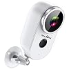 Security Camera Wireless Outdoor, 1080P HD Rechargeable Battery Powered Home Security Cam Smart Surveillance WiFi Camera…