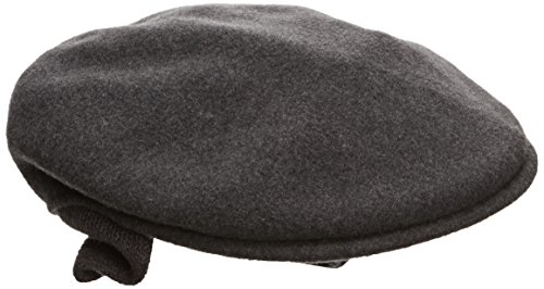 Kangol Wool 504 Cap With Earlaps- Dark Flannel, Small