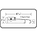 M-D Building Products 76281 4-9/16 in. x 1-1/8 in. x 73 in. Silver Adjustable Aluminum & Hardwood Threshold Kit - Versatile Solution for French and Exterior Doors