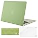 MOSISO Plastic Hard Case & Keyboard Cover & Screen Protector Only Compatible MacBook Air 13 Inch (Models: A1369 & A1466, Older Version Release 2010-2017), Chartreuse