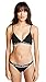Calvin Klein Women's Id Cotton Large Waistband Triangle Unlined Bra, Black, Medium