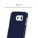 S6 Case, Galaxy S6 Case - TURATA [Slim Fit] Premium Coated Non Slip Surface [Navy] Four Layer Paint Designed Hard Case for Samsung Galaxy S6 G9200 - Navy