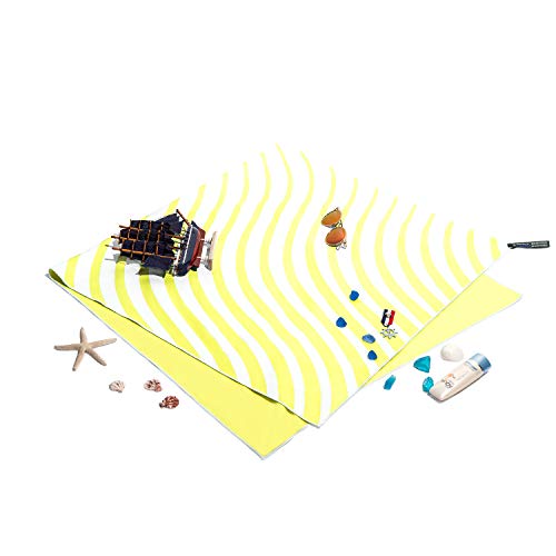 Easthills Outdoors Antibacterial Microfiber Dry Fast Soft Lightweight Absorbent & Ultra Compact Beach Towel Lime Green (XL 36" x 79") - Thumbnail 4