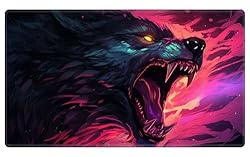 EDGFRTOIO Playmat 24" x 14" Game Mats Tabletop