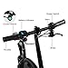 350W Folding Electric Bicycle with 15Mile Range Collapsible Lightweight Aluminum E-Bike Built-in 36V 6AH Lithium-Ion Battery, APP Speed Setting and Handlebar Display (Black)thumb 3