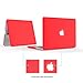 IBENZER MacBook Pro 13 Inch Case 2012-2015, Soft Touch Hard Case Shell Cover with Keyboard Cover Screen Protector for Apple MacBook Pro 13 with Retina Display A1425 1502,Red,MMP13R-RD+2