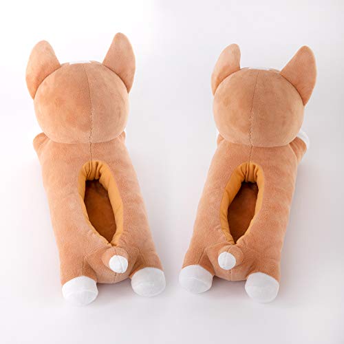 heated corgi slippers