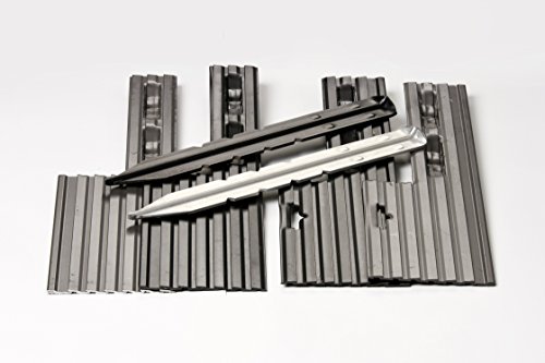 PRO Aluminum Landscape Edging - 1/8" X 4" X 8' (80'/box) - Black Anodized