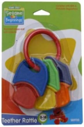 Sesame Street Teether Rattle