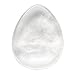 QGEM Clear Quartz Carved Thumb Worry Stone Healing Crystals Pocket Palm Stone W/Box