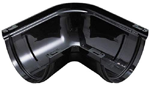 Ali axis (Formerly Marley) A-RAJ1B Black Deepflow 150mm Gutter 90 Degree Angle