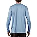 Vapor Apparel Men's Outdoor UPF 50+ Long Sleeve T-Shirt, UV Sun Protection for Fishing, Running, Hiking, XL, Columbia Blue
