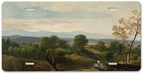 Elvira Jasper A View Of The Valley (Durand) Car Aluminum License Plate