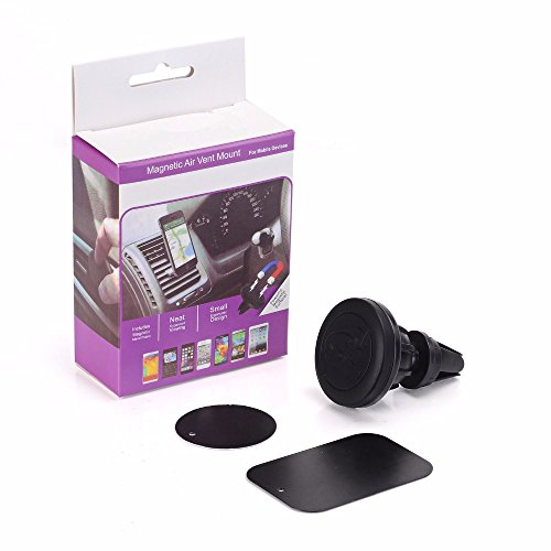 Magnetic 360 degree air vent mount cell phone holder ca…