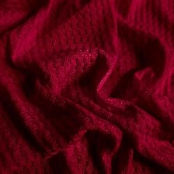 Texco Inc 59" Wide Rayon Spandex Waffle Open Knit