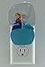 Frozen, Motion Effect, 3027 LED Night Light, Plug-In, Dusk-to-Dawn Sensor, UL Listed, Anna and Elsa, Falling Snow, Ideal for Bedroom, Nursery, Bathroom, Hallway, 30270