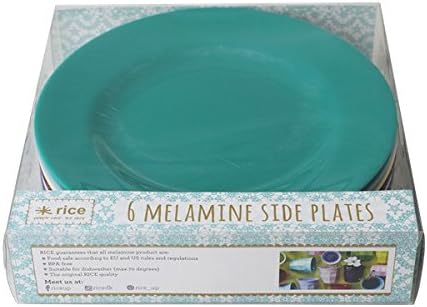 Rice DK Melamine - Melamine Round Side Plates in 6 Assorted Pastel URBAN Colours