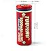 26650 battery , 4 pack of 5000mAh 3.7 Volt Li-ion battery rechargeable Applicable for LED Flashlight Torches Electric tools Household Electric