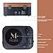 Record Player Bluetooth, MPK Turntable Record Player with 2 Built-in Stereo Speaker, Turntable 2-Speed Vinyl Record Player , for 7/10/12inch Vinyl Records, Equipped RCA, Suitcase Design（Black）thumb 4