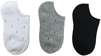 Petescilla Unisex-Toddler Invisible Liner Socks 3 Pack Size 2Y-4Y (3-pack Assorted)
