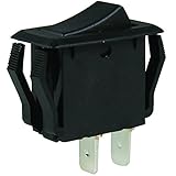 Gardner Bender GSW-41 Electrical Appliance Rocker Switch, SPST, ON-OFF, 16 A/125V AC, Spade Terminal