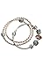 Pandora Pearl & Silver Woven Leather Bracelet 590705CPLD2