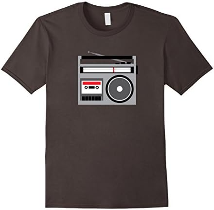 Men's 1970s 1980s Boom Box Radio Break Dancing Hip Hop T-shirt XL Asphalt