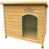 Pets Imperial Extra Large Insulated Norfolk Wooden Dog Kennel with Support Rails and Removable Floor for Easy Cleaning